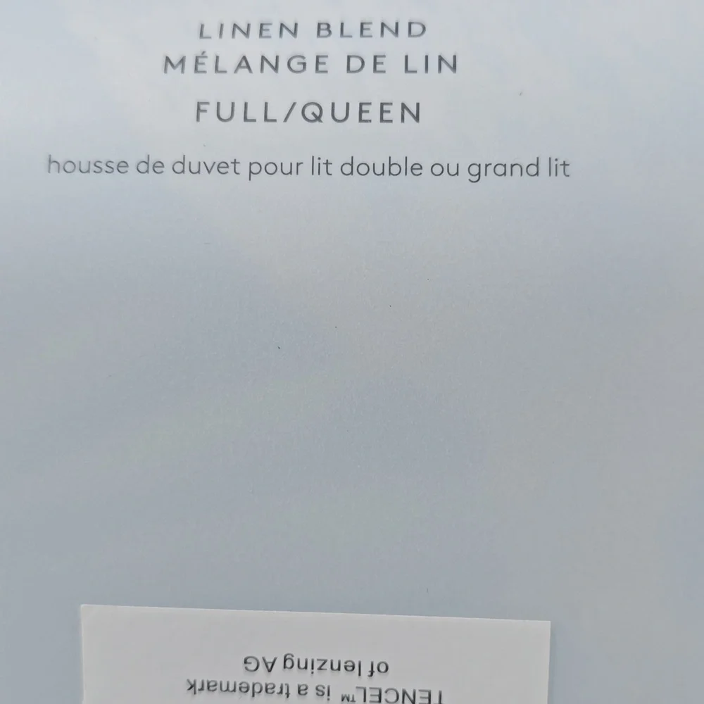 ❤️BUY 2 GET 1 FREE  Palm Grove Linen Full/Queen Duvet Cover